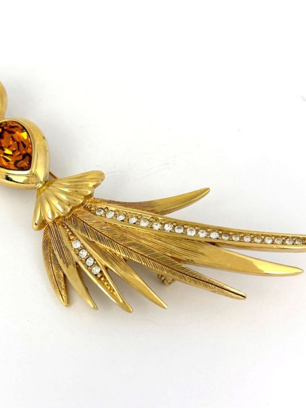 Dior Color Stone Brooch Rhinestone Gold - Picture 2 of 6